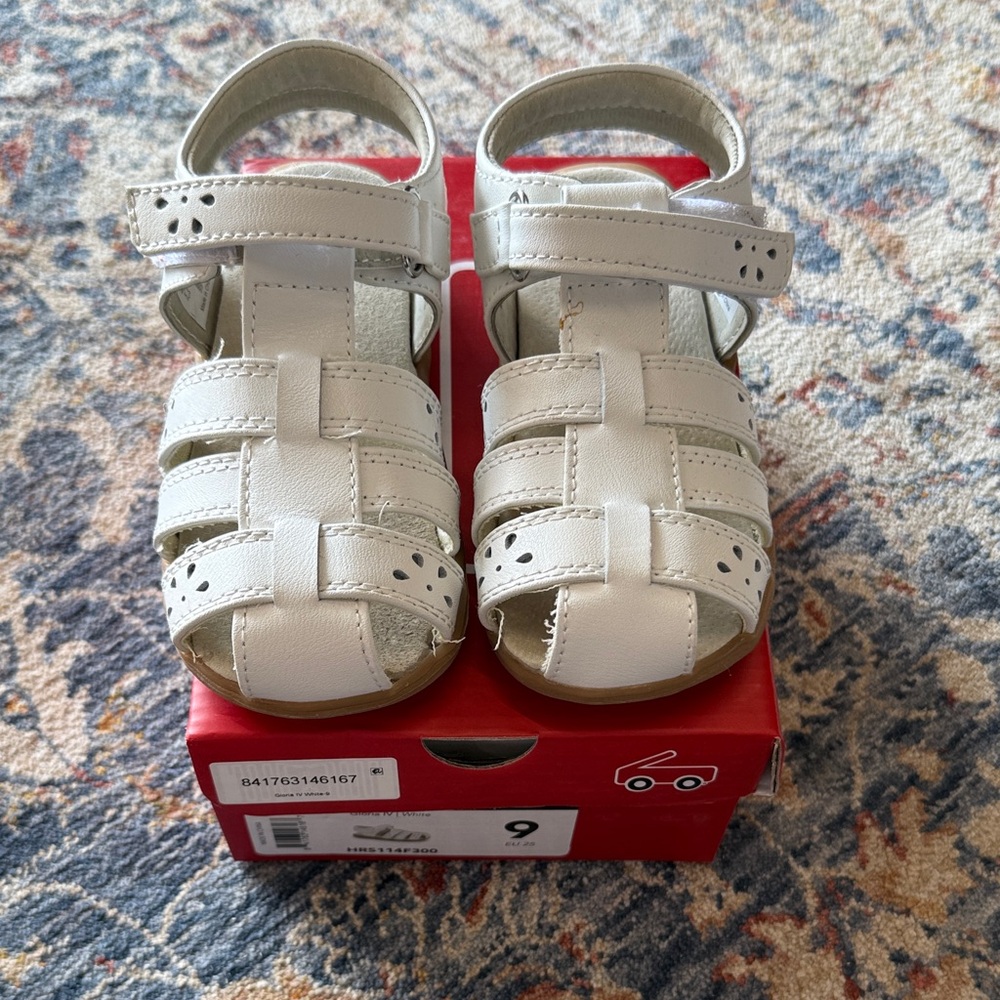 See Kai Run White Kids Sandals